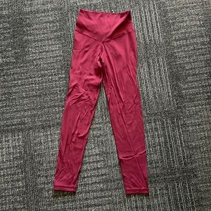 aerie red leggings